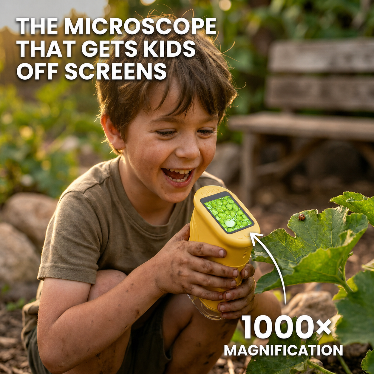 The microscope that gets kids off screens — 1000x magnification